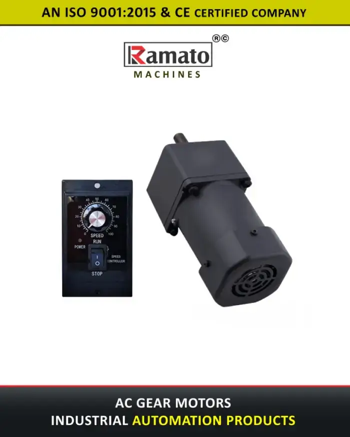 AC Gear Motors Manufacturer - Ramato by Rajlaxmi Machine Tools Rajkot Gujarat India