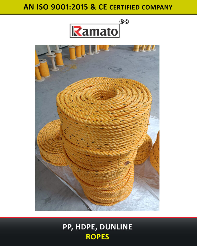Buy RAMATO HDPE Ropes & Poly Plast Products – Morbi India