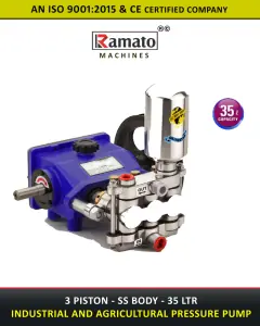 3 Piston Plunger Pump by Rajlaxmi Machine Tools, Rajkot, Gujarat, India