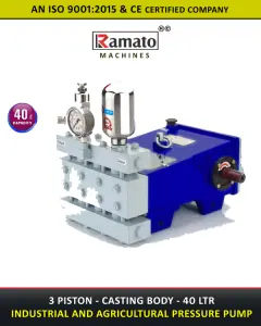 High Pressure Car Washing Service Pump by Rajlaxmi Machine Tools, Rajkot, Gujarat, India