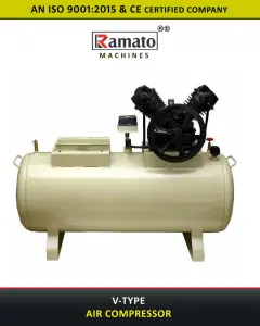 V Type Air Compressor by Ramato - Rajlaxmi Machine Tools, Rajkot, Gujarat, India