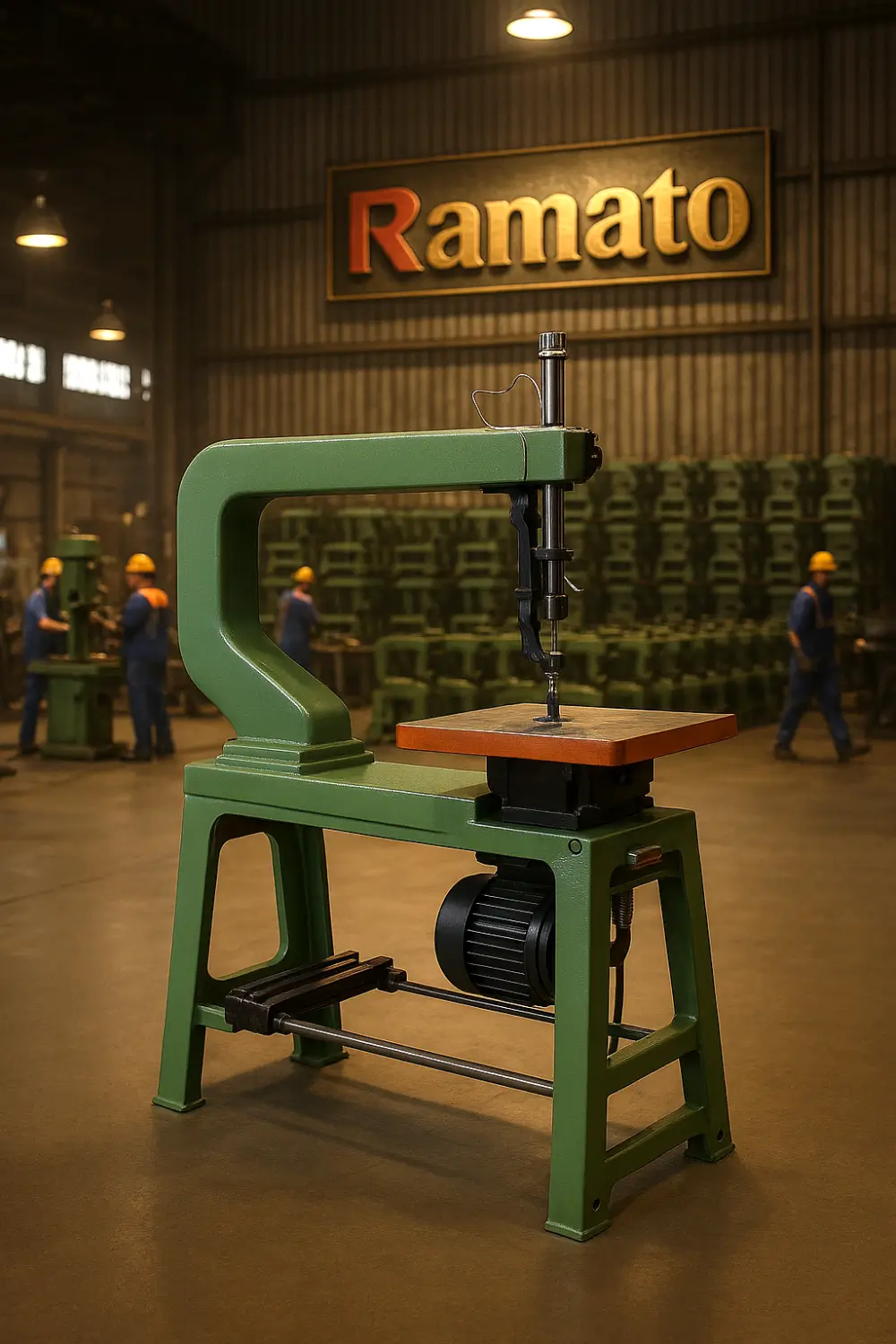 High-performance woodworking jigsaw machine manufactured in India for precision cutting and furniture production.