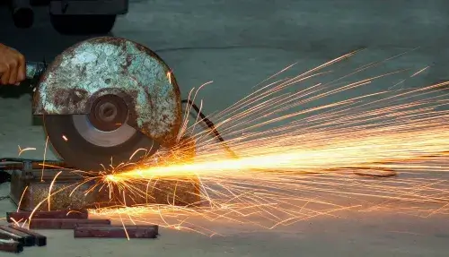 Cutoff machine - Rajlaxmi Machine Tools manufacturer Rajkot Gujarat India